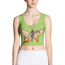 Load image into Gallery viewer, Monarch Butterfly Silks Crop Tank