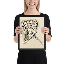 Load image into Gallery viewer, Skull Lyra Framed poster