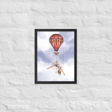 Load image into Gallery viewer, Balloon Trapeze Framed Poster