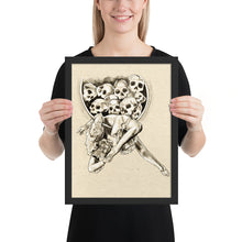 Load image into Gallery viewer, Skull Lyra Framed poster