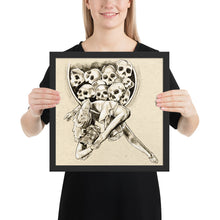 Load image into Gallery viewer, Skull Lyra Framed poster