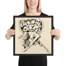 Load image into Gallery viewer, Skull Lyra Framed poster