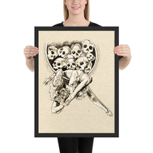 Load image into Gallery viewer, Skull Lyra Framed poster