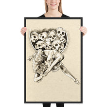 Load image into Gallery viewer, Skull Lyra Framed poster