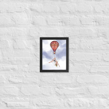 Load image into Gallery viewer, Balloon Trapeze Framed Poster
