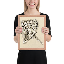 Load image into Gallery viewer, Skull Lyra Framed poster