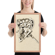 Load image into Gallery viewer, Skull Lyra Framed poster