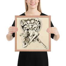 Load image into Gallery viewer, Skull Lyra Framed poster