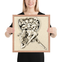 Load image into Gallery viewer, Skull Lyra Framed poster