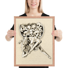 Load image into Gallery viewer, Skull Lyra Framed poster