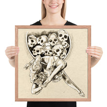 Load image into Gallery viewer, Skull Lyra Framed poster