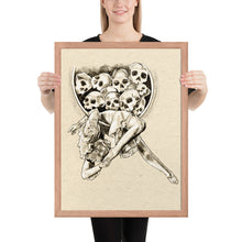 Load image into Gallery viewer, Skull Lyra Framed poster