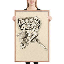 Load image into Gallery viewer, Skull Lyra Framed poster