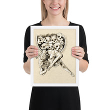 Load image into Gallery viewer, Skull Lyra Framed poster