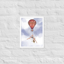 Load image into Gallery viewer, Balloon Trapeze Framed Poster