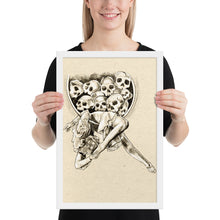 Load image into Gallery viewer, Skull Lyra Framed poster