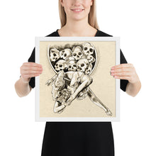 Load image into Gallery viewer, Skull Lyra Framed poster