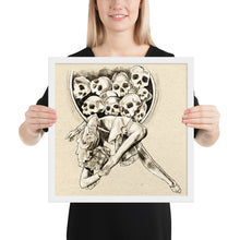 Load image into Gallery viewer, Skull Lyra Framed poster