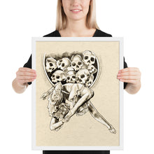 Load image into Gallery viewer, Skull Lyra Framed poster
