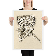 Load image into Gallery viewer, Skull Lyra Framed poster