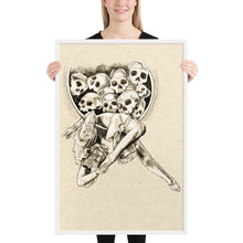Load image into Gallery viewer, Skull Lyra Framed poster