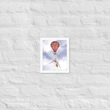 Load image into Gallery viewer, Balloon Trapeze Framed Poster