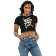 Load image into Gallery viewer, Skull Lyra Organic Crop Top