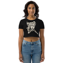 Load image into Gallery viewer, Skull Lyra Organic Crop Top