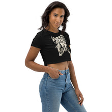 Load image into Gallery viewer, Skull Lyra Organic Crop Top