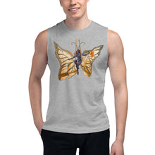 Load image into Gallery viewer, Monarch Butterfly Silks Men's Muscle Shirt