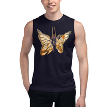 Load image into Gallery viewer, Monarch Butterfly Silks Men's Muscle Shirt