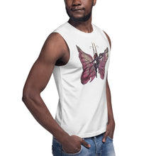 Load image into Gallery viewer, Pink Butterfly Silks Men's Muscle Shirt