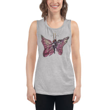 Load image into Gallery viewer, Pink Butterfly Silks Racerback Tank