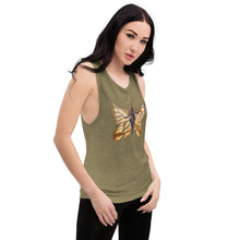 Load image into Gallery viewer, Monarch Butterfly Silks Women's Muscle Tank