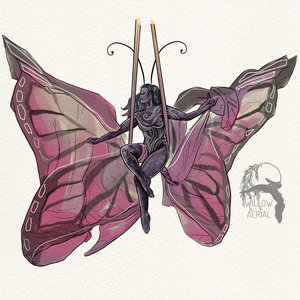 Aerial Silk Butterfly Leggings