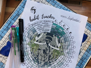 12 Months of Habit Trackers