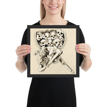 Load image into Gallery viewer, Skull Lyra Framed poster
