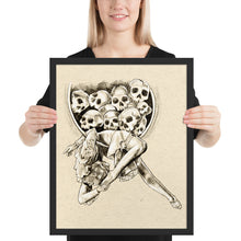 Load image into Gallery viewer, Skull Lyra Framed poster
