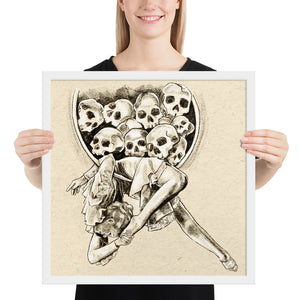 Skull Lyra Framed poster