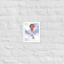 Load image into Gallery viewer, Balloon Trapeze Framed Poster
