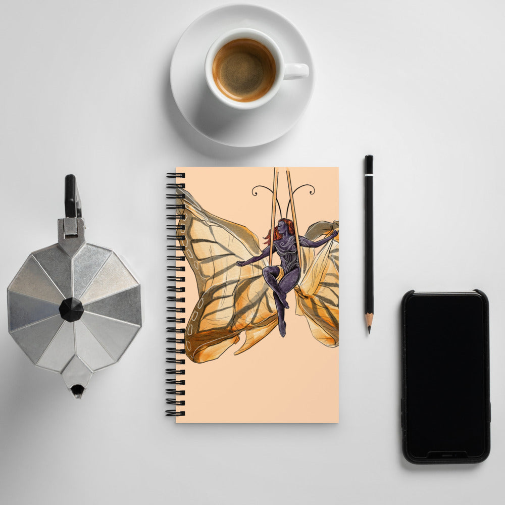Monarch Butterfly Spiral Notebook