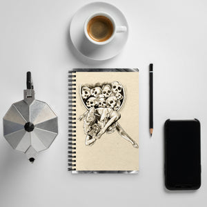 Skull Lyra Spiral notebook