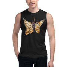 Load image into Gallery viewer, Monarch Butterfly Silks Men&#39;s Muscle Shirt

