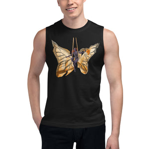 Monarch Butterfly Silks Men's Muscle Shirt
