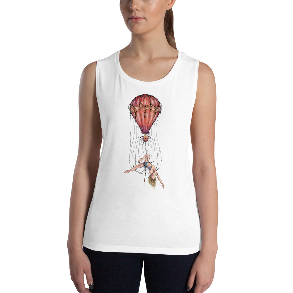 Balloon Trapeze Women's Muscle Tank