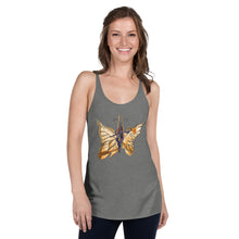 Load image into Gallery viewer, Monarch Butterfly Silks Racerback Tank
